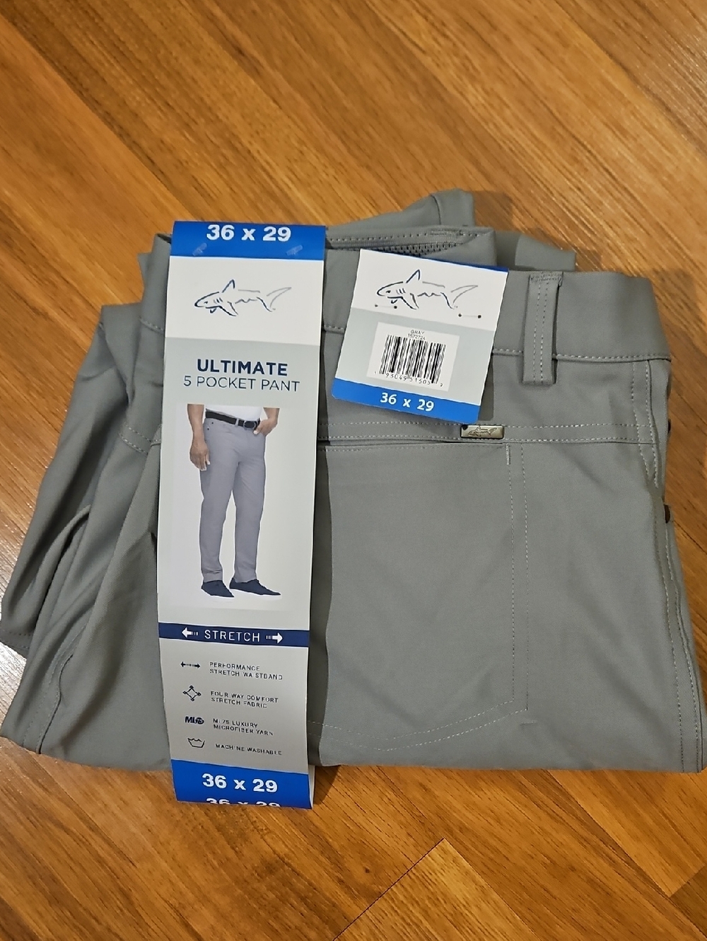 NWT Greg Norman Ultimate 5 Pocket Stretch Pants Size 36x29